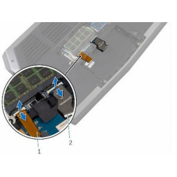 Замена Dell Alienware 13 R2 упора для рук